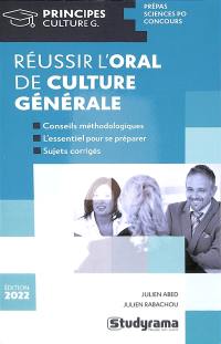 Réussir l'oral de culture générale