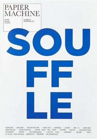 Papier machine, n° 1. Souffle
