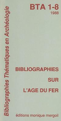 Bibliographies sur l'âge du fer
