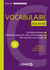 Vocabulaire français : FLE A1-A2, débutant