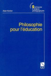 Philosophie pour l'éducation : le compagnonnage philosophique en éducation et en formation