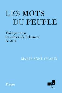 Les mots du peuple : plaidoyer pour les cahiers de doléances de 2019