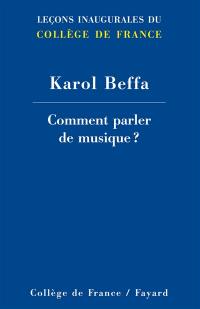 Comment parler de musique ?