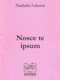Nosce te ipsum