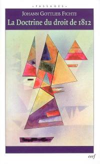 La doctrine du droit de 1812