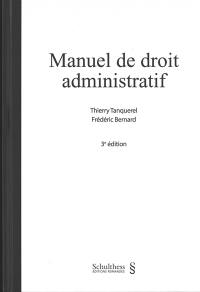 Manuel de droit administratif Manuel de droit administratif