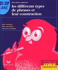 Pour bien maîtriser les différents types de phrases et leur construction