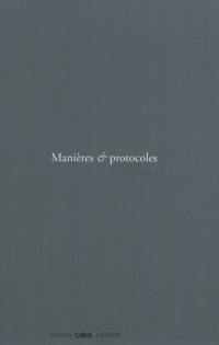 Manières & protocoles : journée d'étude # 4