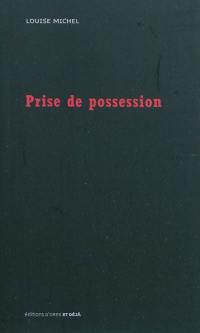 Prise de possession