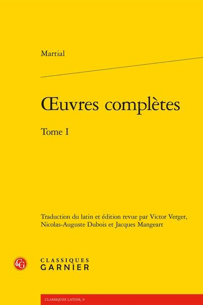Oeuvres complètes. Vol. 1