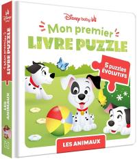 Les animaux : mon premier livre puzzle : 5 puzzles évolutifs