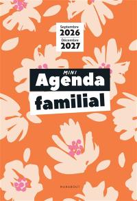Mini agenda familial : septembre 2026-décembre 2027