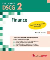 Finance, DSCG 2 : nouveau programme 2026-2027