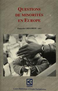 Questions de minorités en Europe