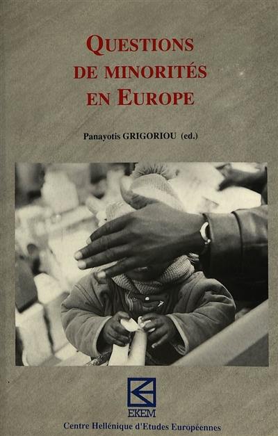 Questions de minorités en Europe