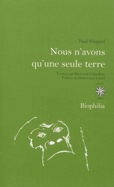 Nous n'avons qu'une seule terre Nous n'avons qu'une seule terre