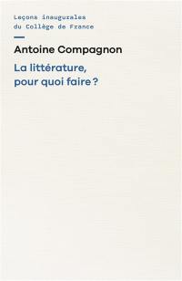 La littérature, pour quoi faire ?