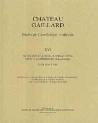 Château-Gaillard : études de castellologie médiévale. Vol. 16. Actes du colloque international tenu à Luxembourg (Luxembourg), du 23 au 29 août 1992