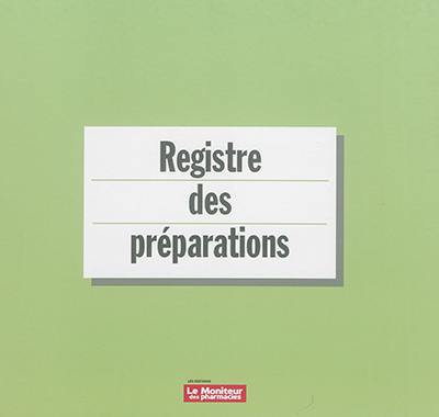 Registre des préparations