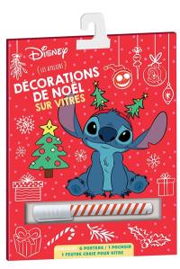 Décorations de Noël sur vitres