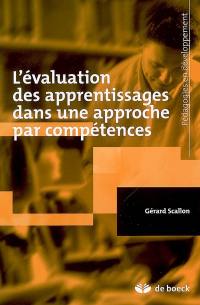 L'évaluation des apprentissages dans une approche par compétences