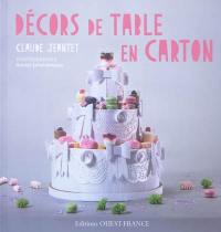 Décors de table en carton