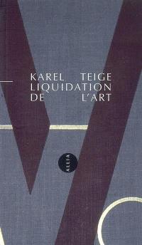 Liquidation de l'art