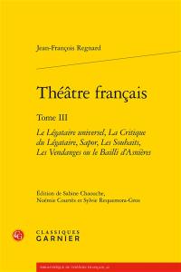 Théâtre français. Vol. 3
