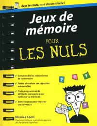 Jeux de mémoire pour les nuls