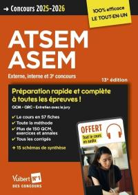 ATSEM, ASEM : externe, interne et 3e concours : concours 2025-2026