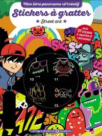 Street art : stickers à gratter