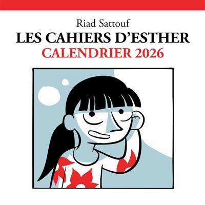 Les cahiers d'Esther : calendrier 2026