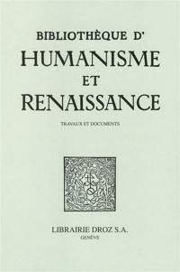 Bibliothèque d'humanisme et Renaissance, n° 88-2