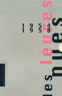 Les lèvres nues, n° 1-12