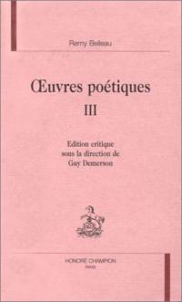 Oeuvres poétiques. Vol. 3
