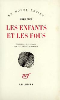 Les enfants et les fous