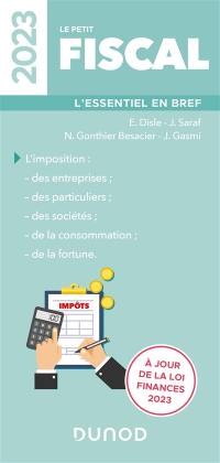 Le petit fiscal 2023 : l'essentiel en bref