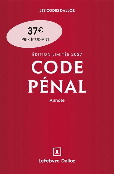 Code pénal 2027, annoté