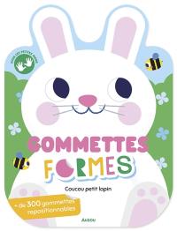 Coucou petit lapin : gommettes formes