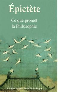 Entretiens. Vol. 1. Ce que promet la philosophie