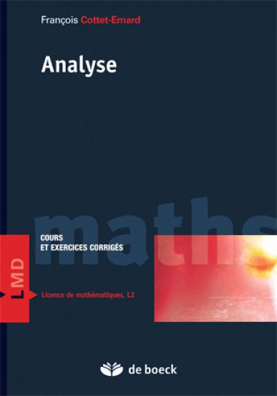 Analyse : cours et corrigés