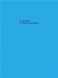 Yve-Alain Bois An Oblique Autobiography