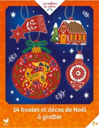 14 boules et décos de Noël à gratter