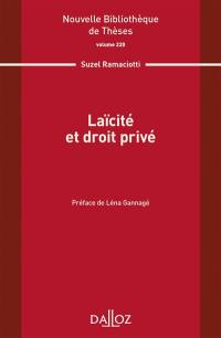Laïcité et droit privé