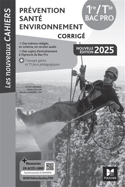 Prévention, santé, environnement 1re, terminale bac pro : corrigé