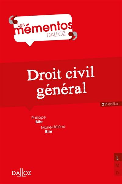 Droit civil général Droit civil général