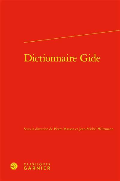 Dictionnaire Gide