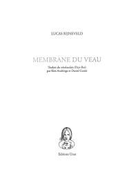 Membrane du veau