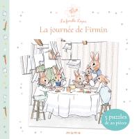 La famille lapin. La journée de Firmin : 5 puzzles de 20 pièces