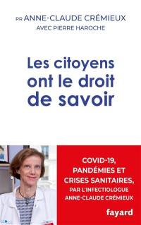 Les citoyens ont le droit de savoir : Covid-19, pandémies et crises sanitaires